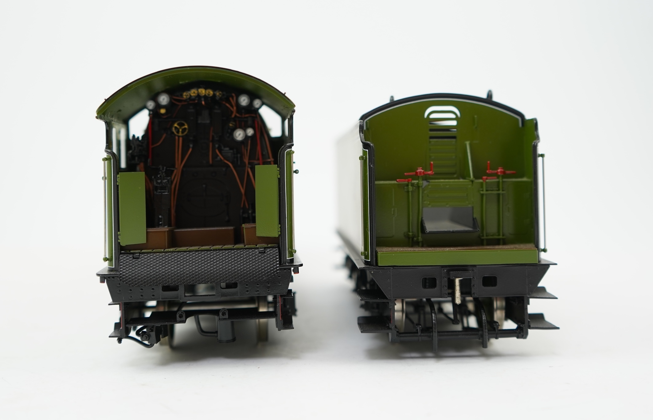 An 0 Gauge L H Lovelace & Co. by F M Models, model of LNER Class P2 Cock O’ The North, 2001 2-8-2 locomotive, powered for two rail operation, with original box.